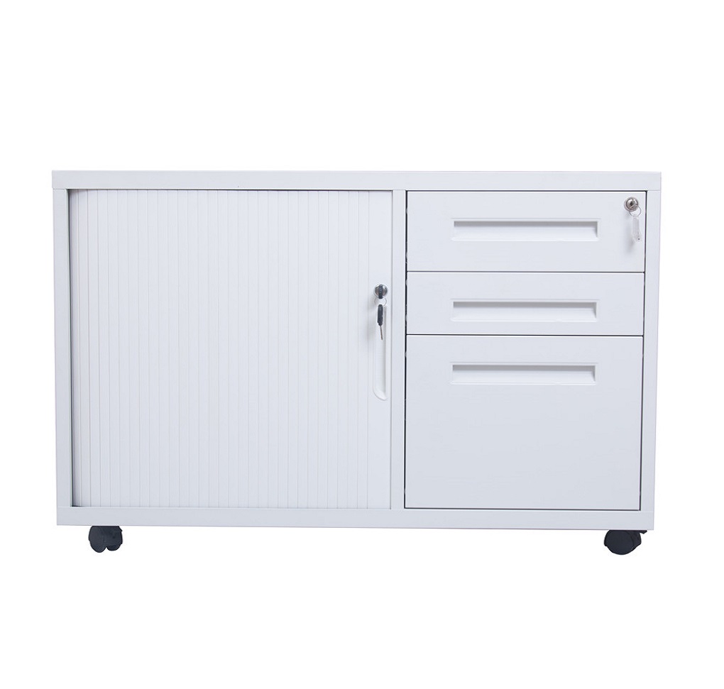 MINNO Mobile Cabinet With Tambour Door