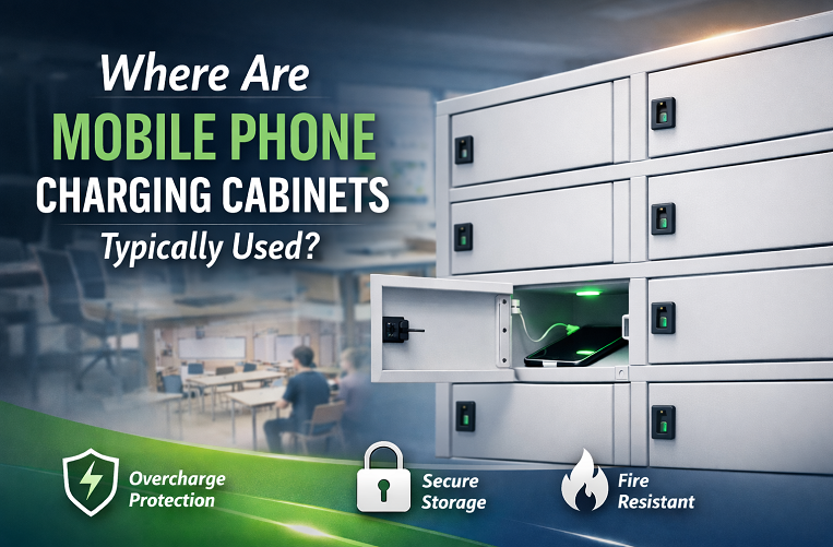 Where Are Mobile Phone Charging Cabinets Typically Used?