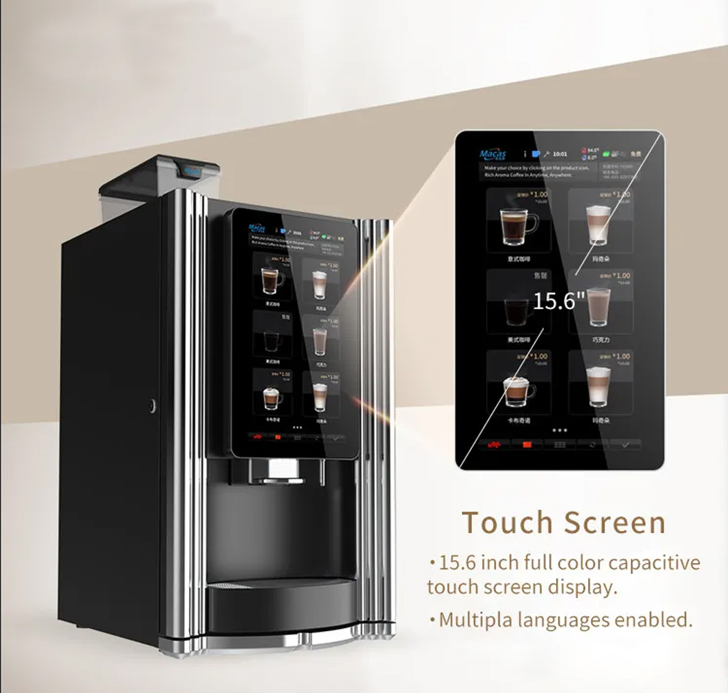 Bean To Cup Coffee Vending Machine