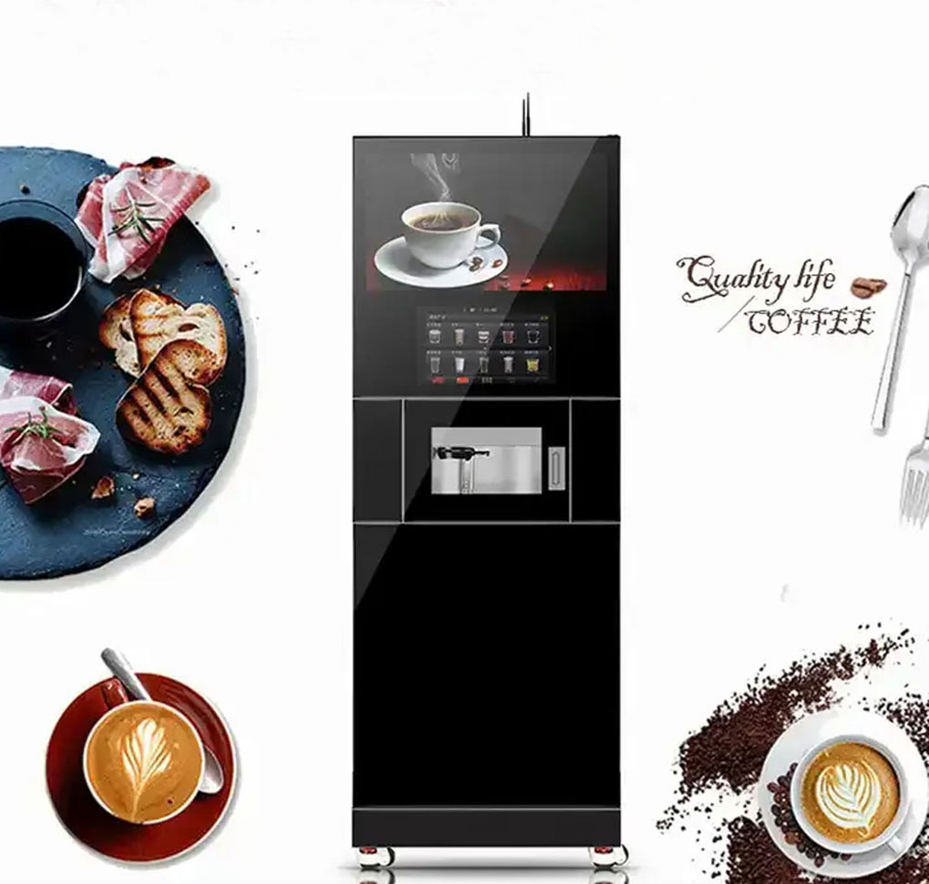 Foot Standing Instant Coffee vending Machine