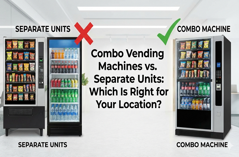 Combo Vending Machines vs. Separate Units: Which Is Right for Your Location?