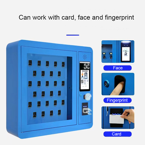 Wall Mounted Smart Key Management Cabinet 20 Bits