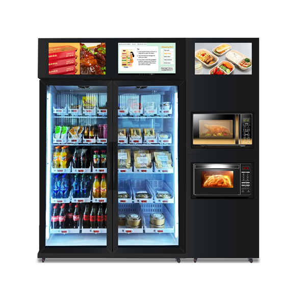  Double door smart fridge vending machine
