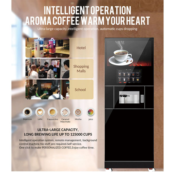 Foot Standing Instant Coffee vending Machine