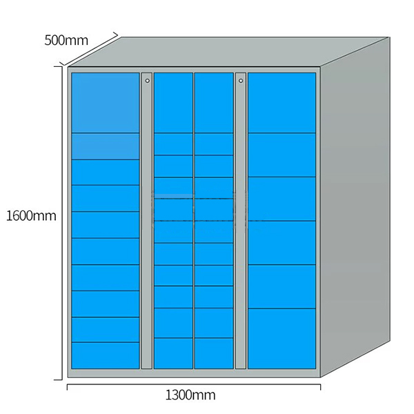 Minno Smart Electric Trike-Mounted Mobile Parcel Locker Outdoor Smart Metal Steel Automatic Package Locker
