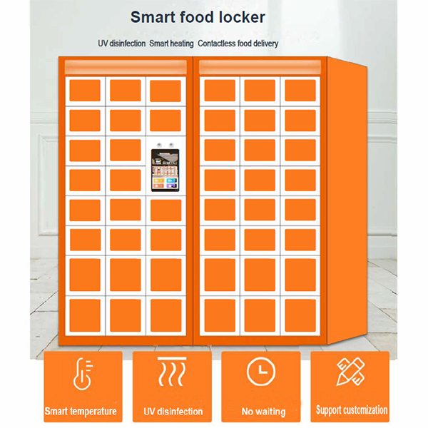MINNO Smart Indoor Fast Food Delivery Parcel Click and Collect Locker for Restaurant