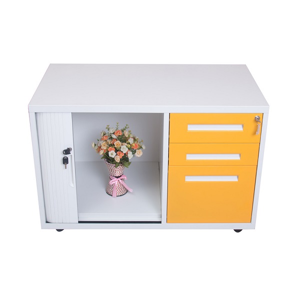 MINNO Mobile Cabinet With Tambour Door